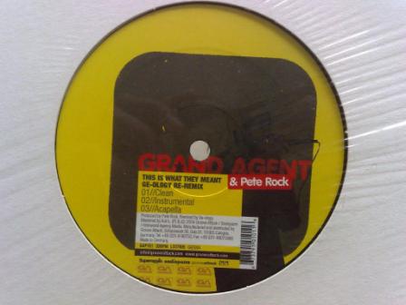 Grand Agent This Is What They Meant 12''